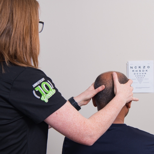 Vestibular Therapy session